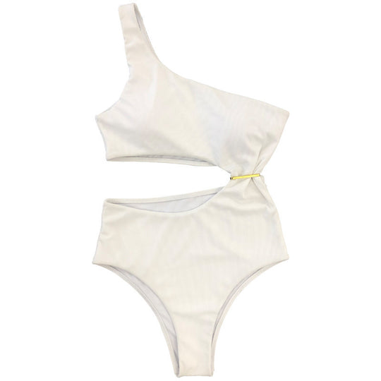 Damen Einseitiger Bikini mit hohem Bund R&B