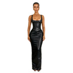 Damen Maxikleid mit tailliertem Schnitt und elegantem Korsett-Design R&B