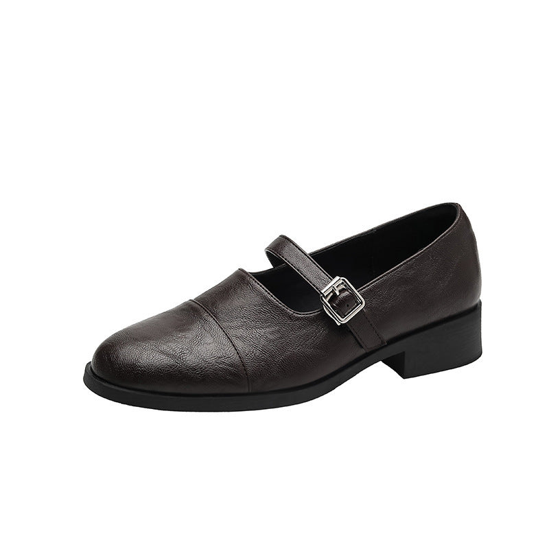 Damen Elegante Mokassins mit dekorativem Riemchen