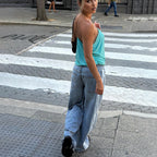 Damen Wickeltop R&B