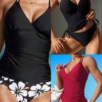 Damen Tankini-Oberteil mit verstellbaren Trägern und seitlichen Raffungselementen R&B