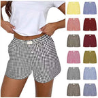 Damen lässige Karohose R&B