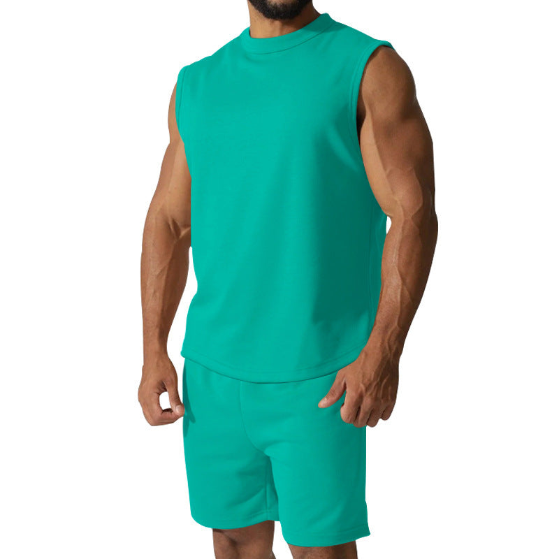 Herren sportliches Kurzarm-Set aus atmungsaktivem Material R&B