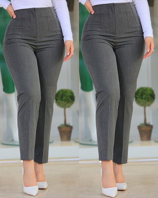 Damen High-Waist Hose elegant