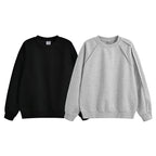 Damen bequemer Sweatshirt mit Raglanärmeln und hochwertigem Baumwollmix