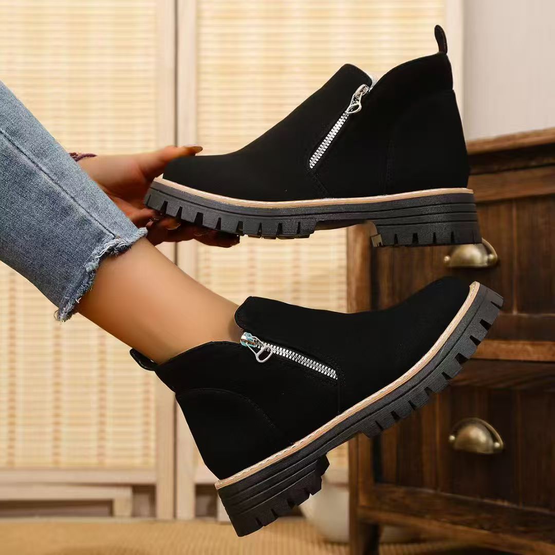 Damen Slip-On Boots mit robustem Profil und komfortabler Einlage R&B
