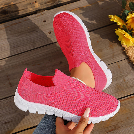 Damen Bequeme Slip-On Sneakers mit atmungsaktivem Obermaterial R&B