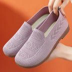 Damen Komfortable Strick-Slipper mit flexibler Sohle R&B