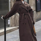 Damen oversized Wollmantel R&B