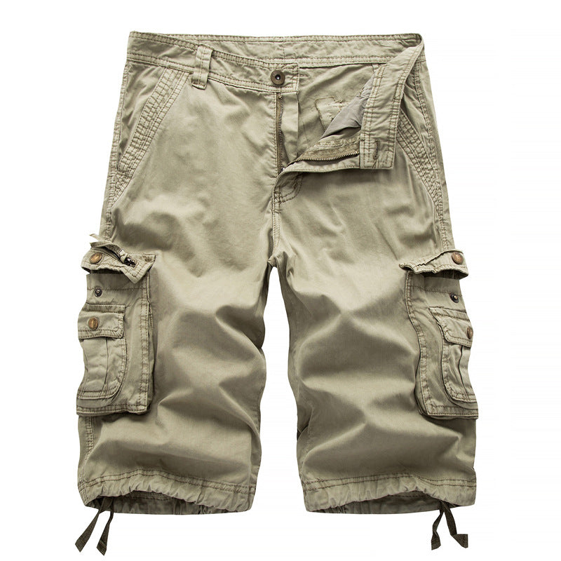 Herren Cargoshorts mit multifunktionalen Taschen und elastischem Bund R&B