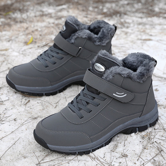 Damen isolierte Winterstiefel mit rutschfester Sohle und weichem Innenfutter R&B