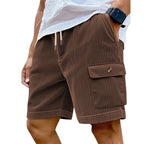 Herren Cargo-Shorts mit schmalem Schnitt und praktischen Seitentaschen R&B