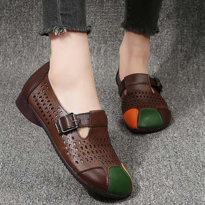 Luftige Damensandalen mit Schnalle – Zoë R&B