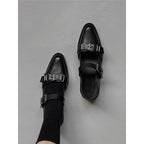 Damen elegante Slingback-Pumps mit dekorativer Schnalle R&B