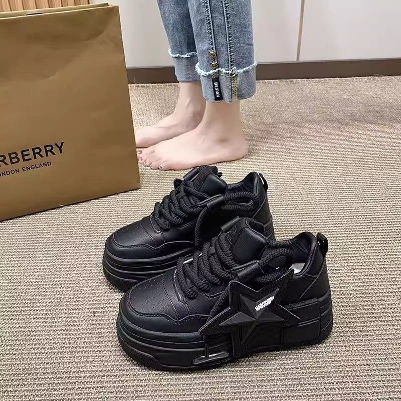 Damen Sportliche Sneakers mit modischem Sternen-Motiv und innovativer Dämpfung