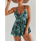 Damen Badeanzug-Kleid mit elegantem Paisleymuster R&B
