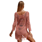 Damen Häkeloberteil mit Fransen R&B