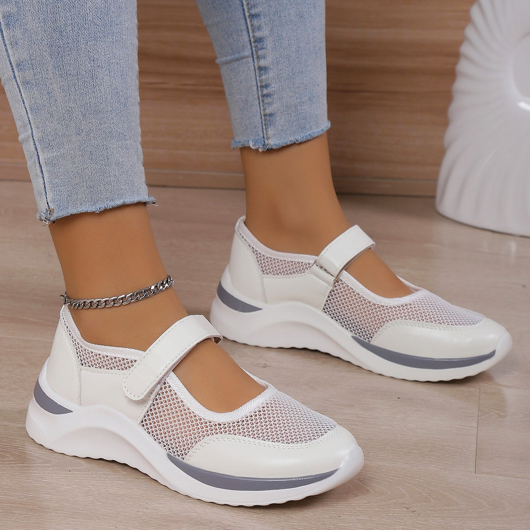 Damen Sportliche Sneaker mit atmungsaktivem Mesh-Obermaterial R&B