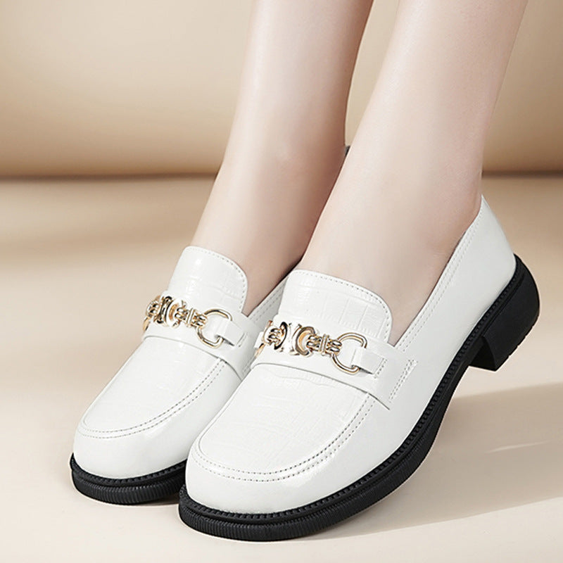 Damen Mokassins mit modischem Kettendetail R&B