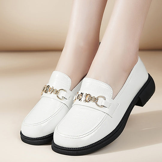 Damen Mokassins mit modischem Kettendetail R&B