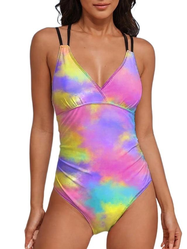 Damen Sportlicher Einteiler mit Farbverlauf R&B