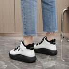 Damen Sportliche High-Top Sneakers mit Fellfutter von R&B