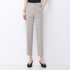 Damen elegante Stoffhose mit schmalem Schnitt