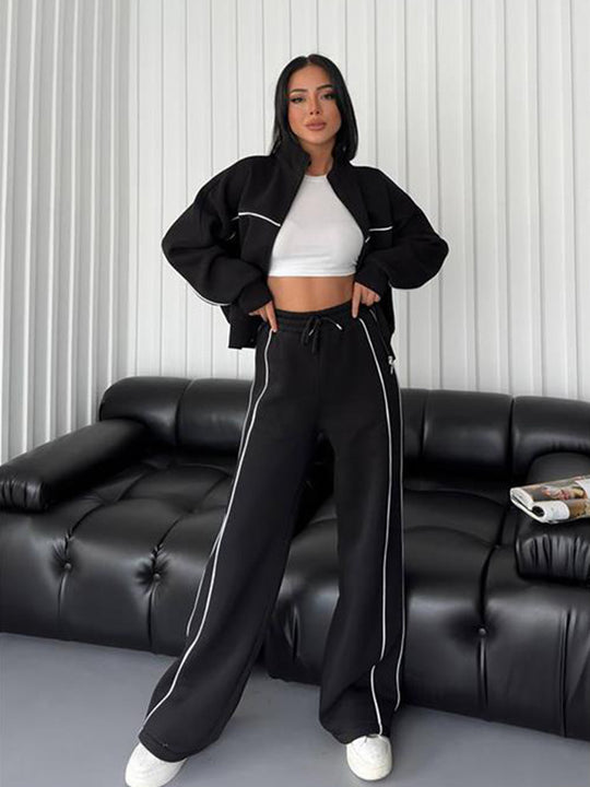 Damen stylisches Sport-Set mit modischem Schnitt R&B