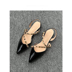 Damen Slingback Pumps mit glamouröser Strassverzierung R&B