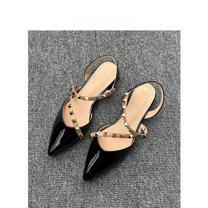 Damen Slingback Pumps mit glamouröser Strassverzierung R&B