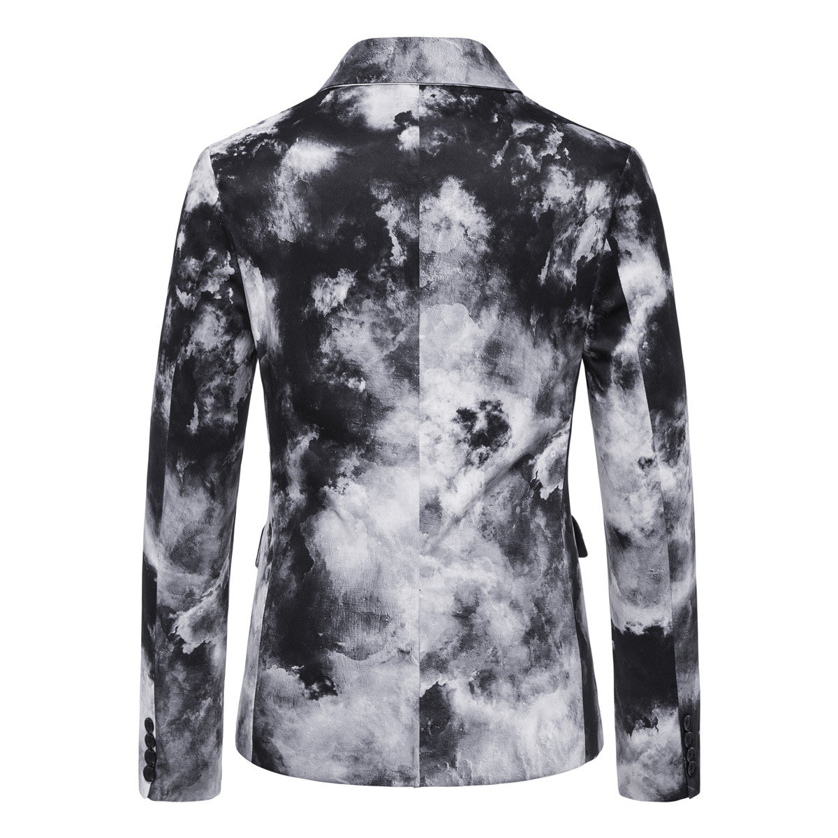 Herren eleganter Blazer im modernen Wolkenmuster