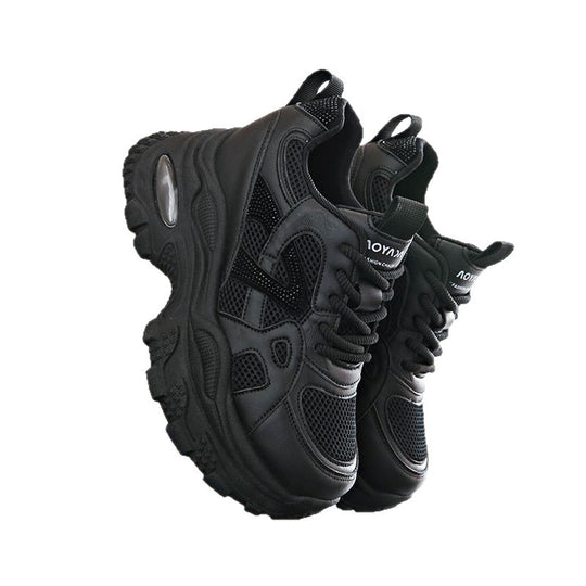 Damen Sportliche Chunky Sneakers mit atmungsaktiver Mesh-Oberfläche und robustem Design R&B