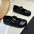 Damen Mary Janes mit modischem Schnallenverschluss und bequemer Sohle R&B