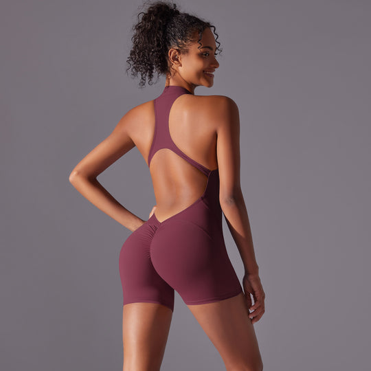 R&B | Schönheit zurück Onesie Yoga Kleidung