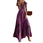 Damen Maxikleid mit raffiniertem Schnitt und verspieltem Volant R&B
