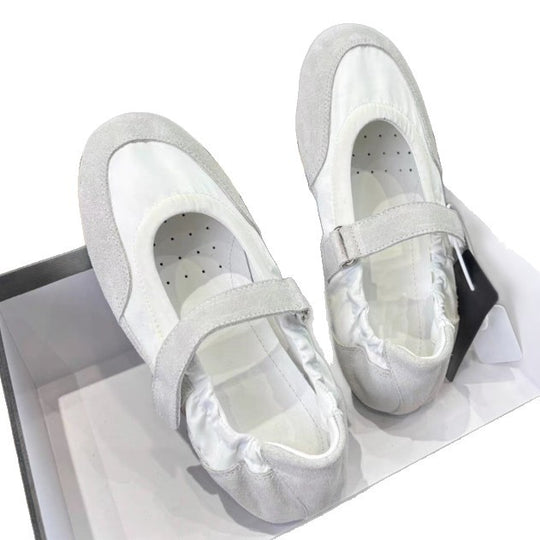 Damen elegante Mary Jane Ballerinas mit verstellbarem Riemchen R&B