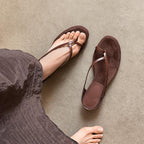 Damen Komfortable Zehentrenner-Sandalen mit ergonomischem Fußbett und stylischem Design R&B