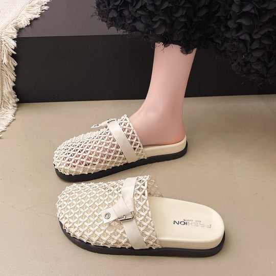 Damen moderne Slipper mit innovativem Waben-Design R&B