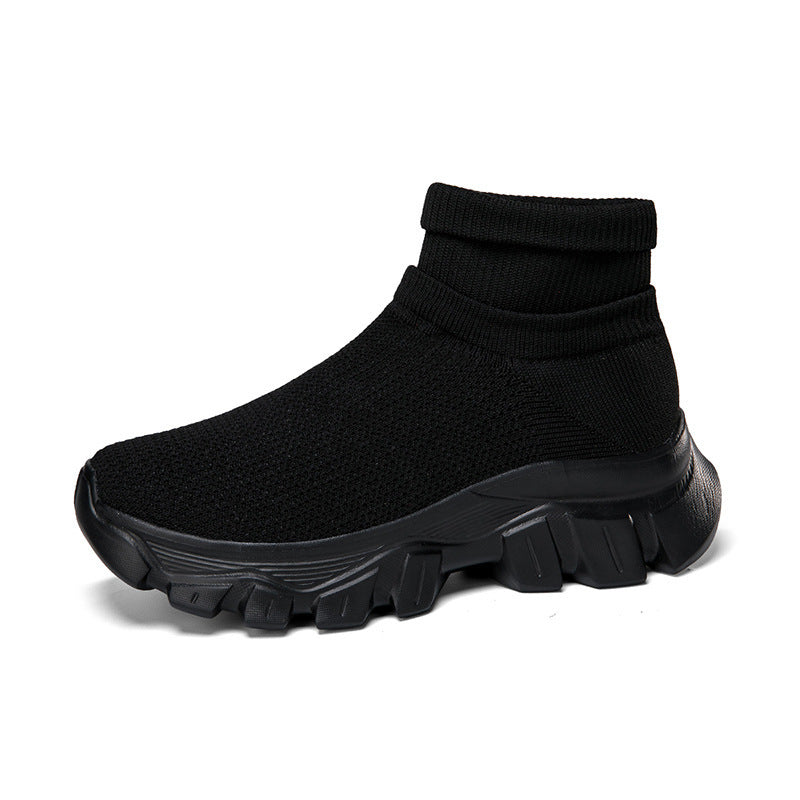 Damen Hochleistungs-Laufschuhe mit atmungsaktiver Strick-Oberfläche und rutschfester Sohle R&B
