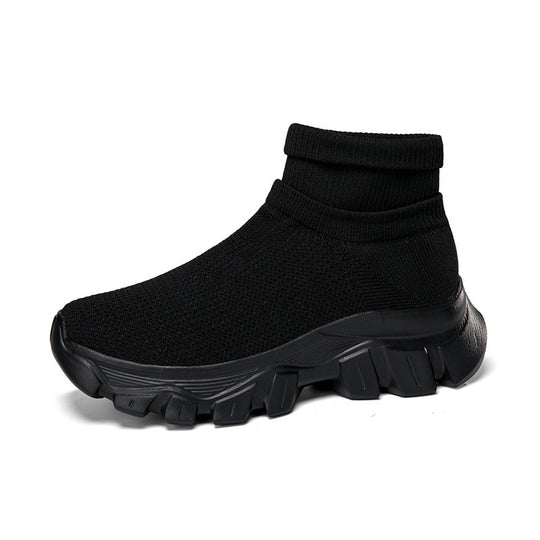 Damen Hochleistungs-Laufschuhe mit atmungsaktiver Strick-Oberfläche und rutschfester Sohle R&B