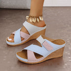 Damen Bequeme Sandalen mit verstellbaren Riemen und ergonomischer Fußbettung R&B