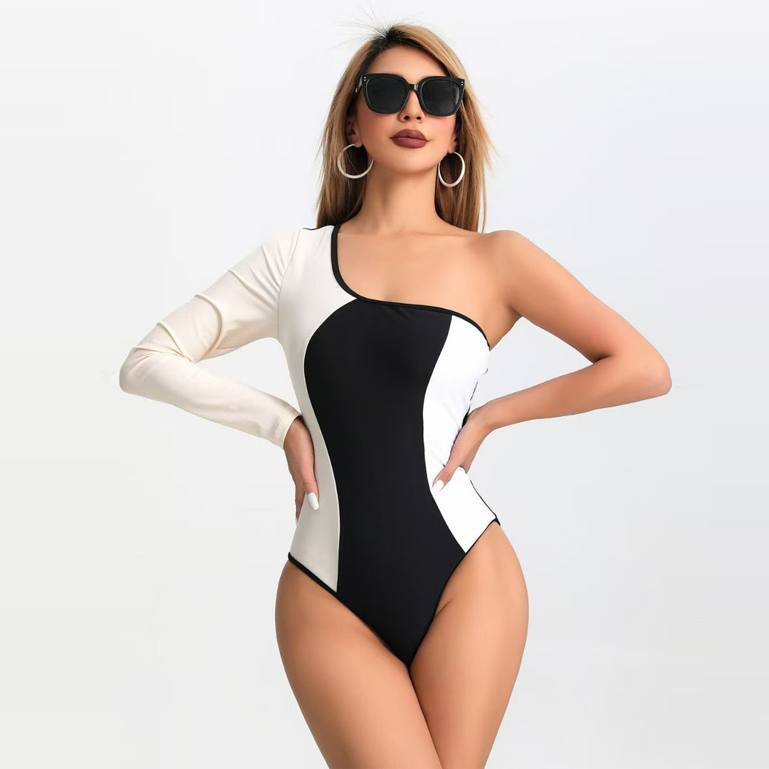Damen Sportlicher Einteiler mit asymmetrischem Schnitt R&B