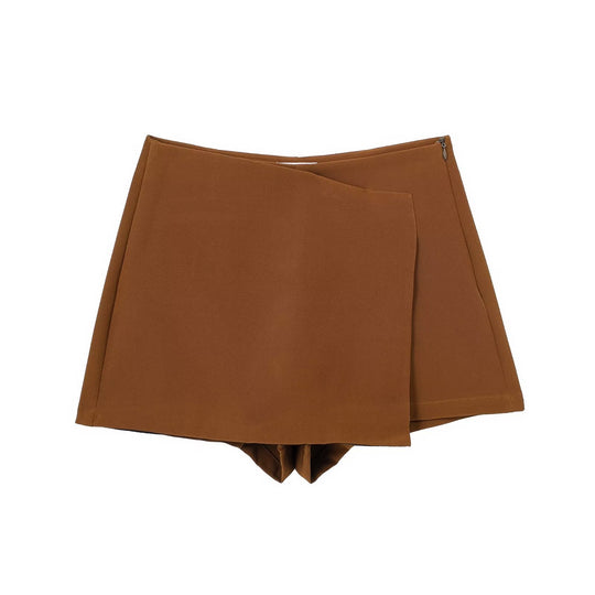 Damen sportliche Shorts mit elegantem Layering-Design R&B