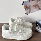 Damen Modische Sneakers mit innovativer Textur und rutschfester Sohle R&B