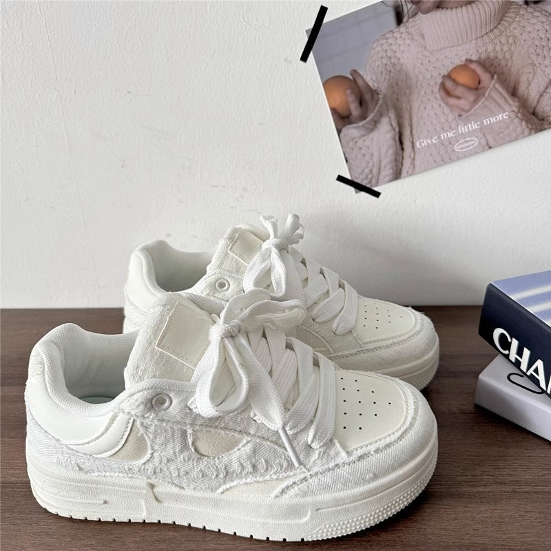 Damen Modische Sneakers mit innovativer Textur und rutschfester Sohle R&B