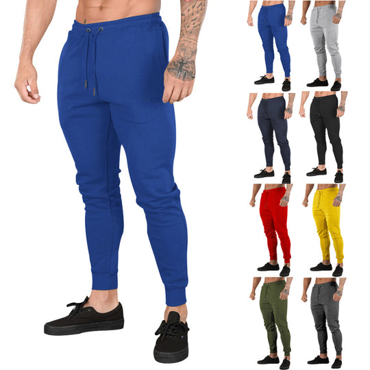 Herren Sportliche Jogginghose mit elastischem Bund und praktischen Reißverschlusstaschen R&B