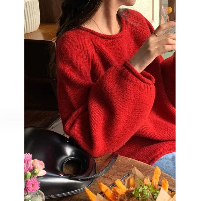 Damen Strickpullover mit lässiger Silhouette undmodernen Details R&B