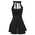 Damen Skaterkleid mit Rückenschnürung und figurumspielendem Schnitt R&B