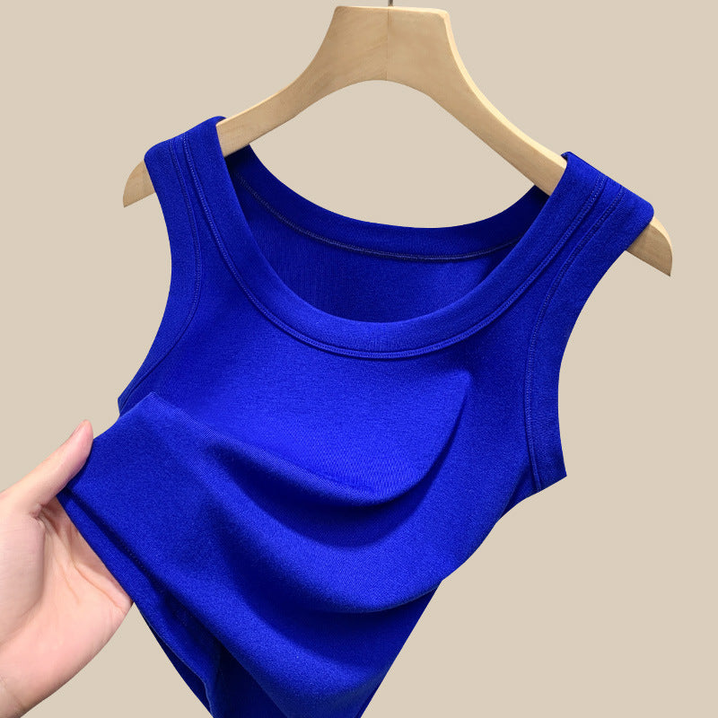 Damen ärmelloses Basic-Top aus hochwertigem Material R&B
