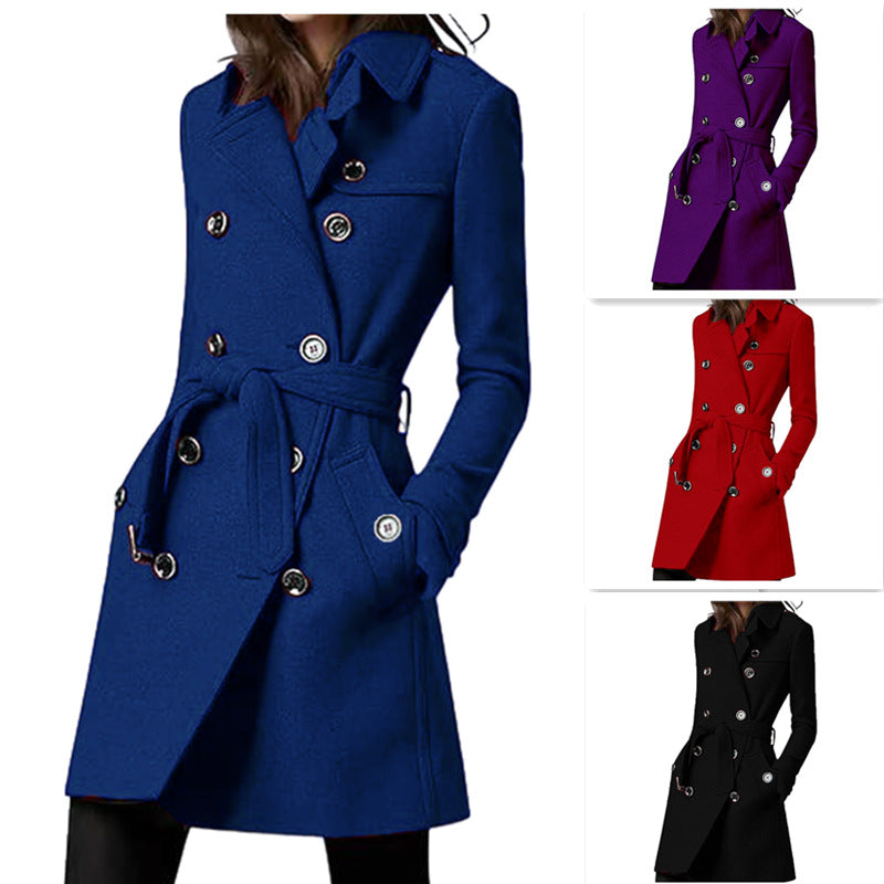 Damen eleganter und zeitloser Trenchcoat